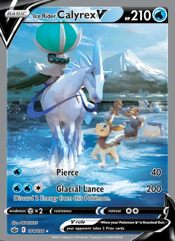 Image of the card Ice Rider Calyrex V