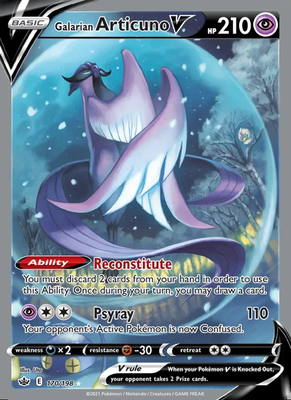 Image of the card Galarian Articuno V