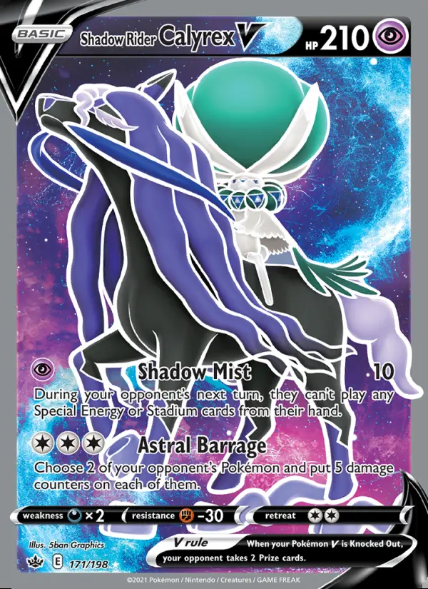 Image of the card Shadow Rider Calyrex V