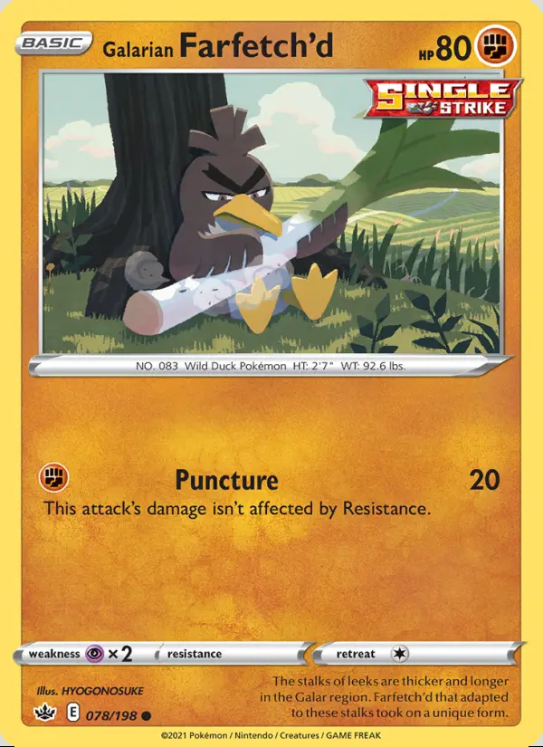 Image of the card Galarian Farfetch'd