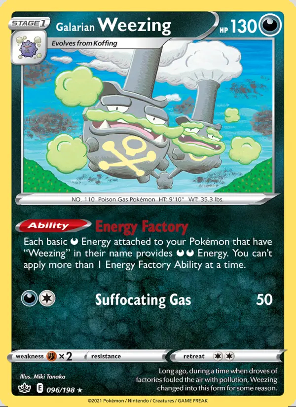 Image of the card Galarian Weezing