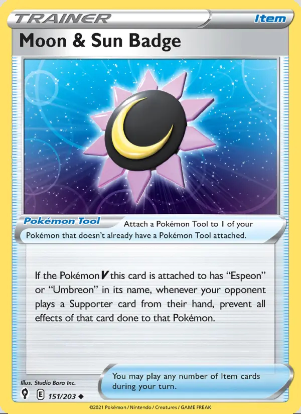 Image of the card Moon & Sun Badge