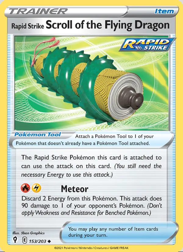 Image of the card Rapid Strike Scroll of the Flying Dragon