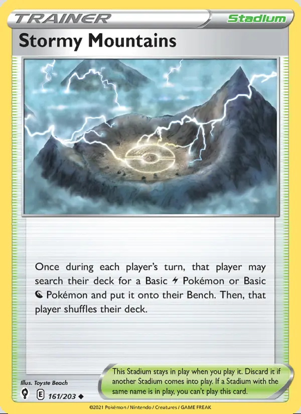 Image of the card Stormy Mountains