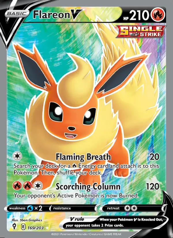 Image of the card Flareon V