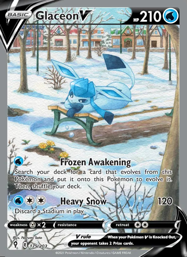 Image of the card Glaceon V