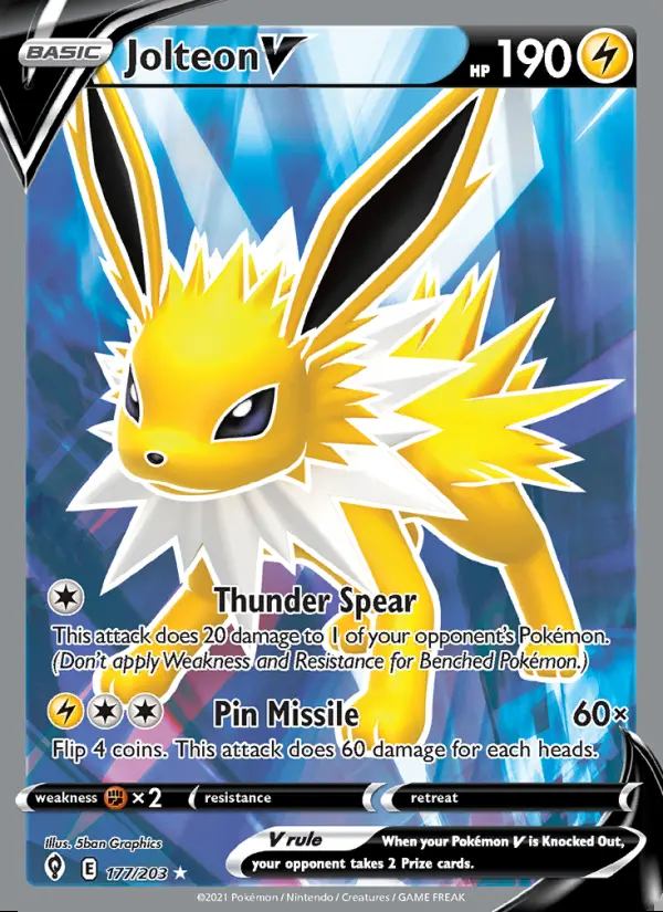 Image of the card Jolteon V