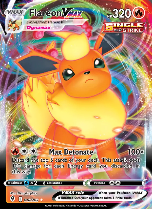 Image of the card Flareon VMAX
