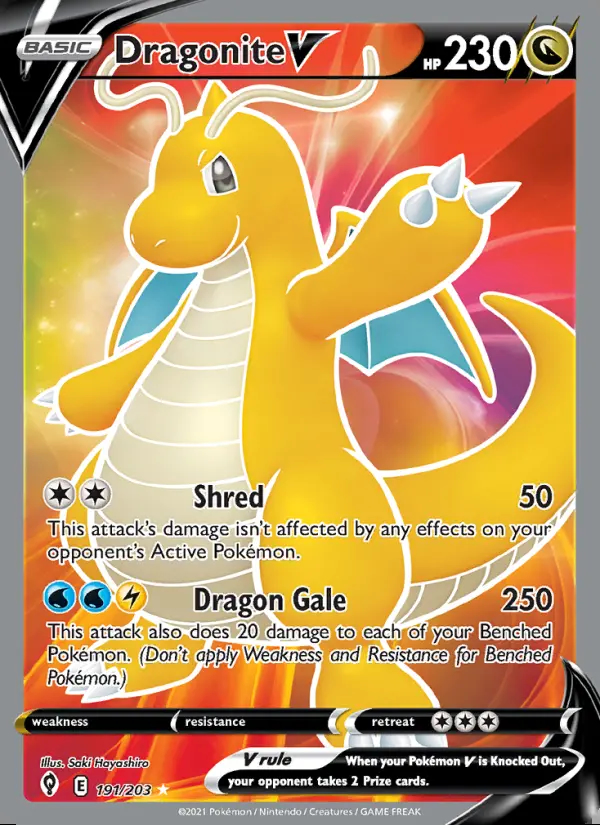 Image of the card Dragonite V