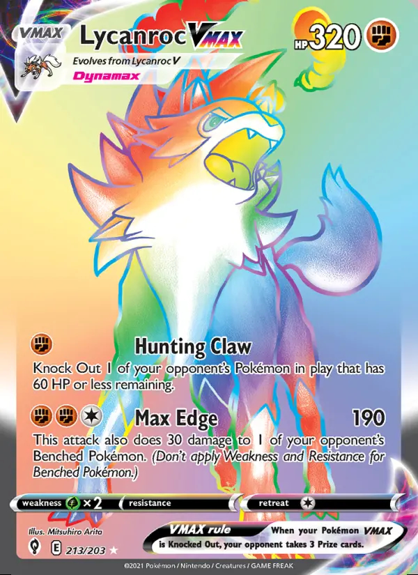 Image of the card Lycanroc VMAX
