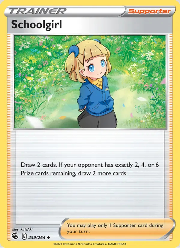 Image of the card Schoolgirl