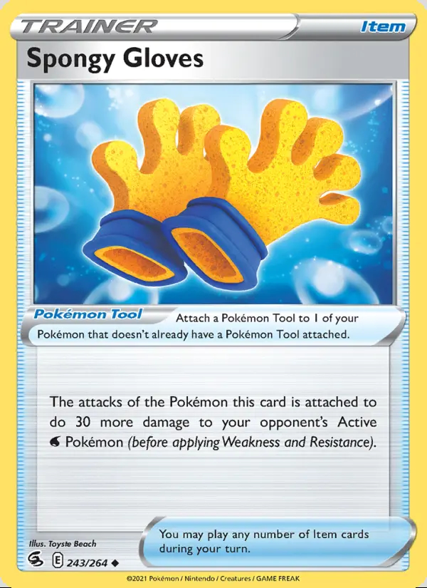 Image of the card Spongy Gloves