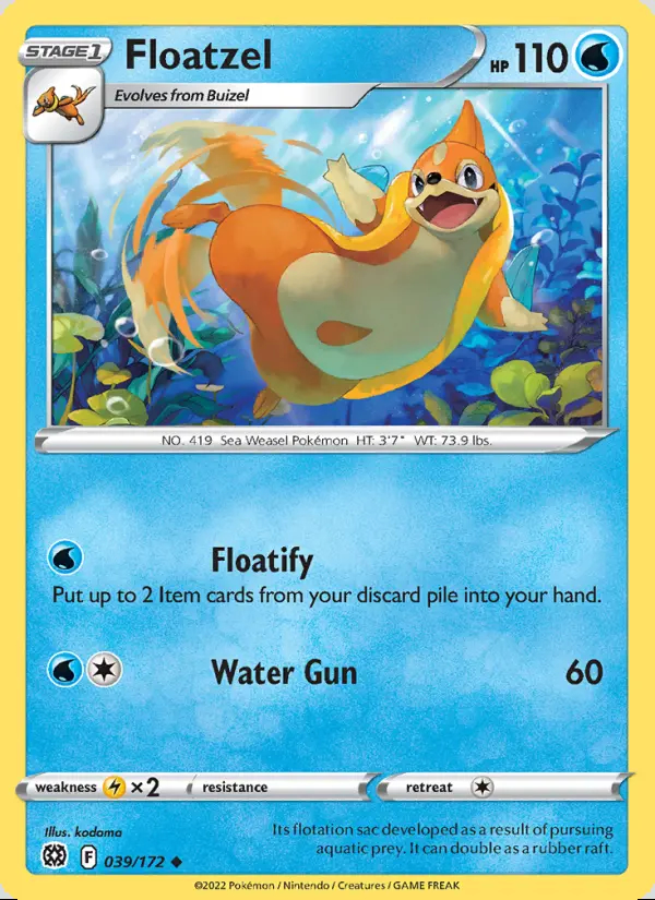 Image of the card Floatzel