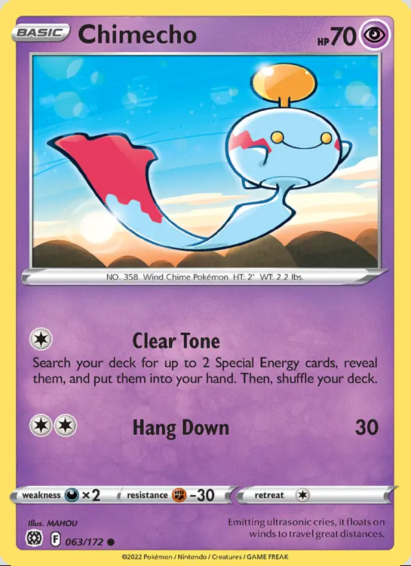Image of the card Chimecho