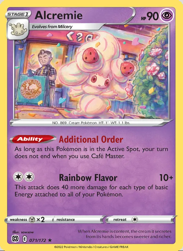 Image of the card Alcremie