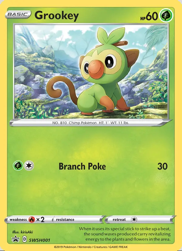 Image of the card Grookey