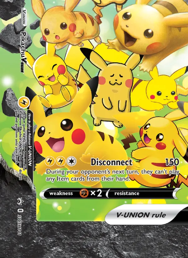 Image of the card Pikachu V-UNION