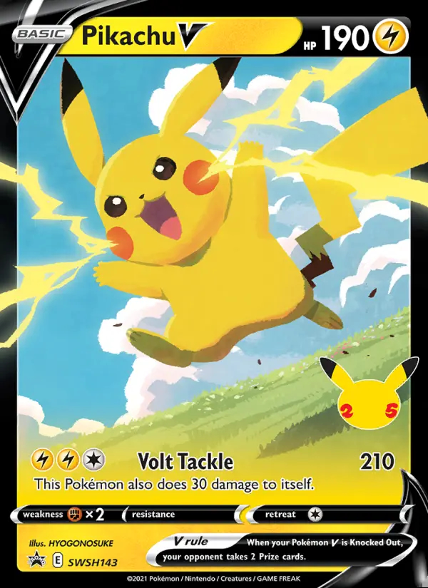 Image of the card Pikachu V