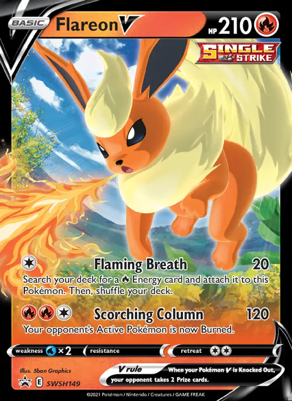 Image of the card Flareon V