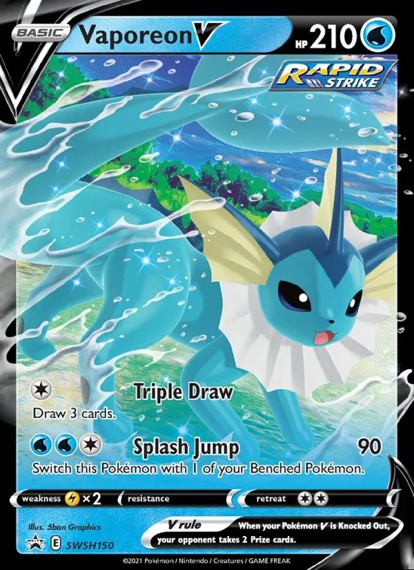 Image of the card Vaporeon V