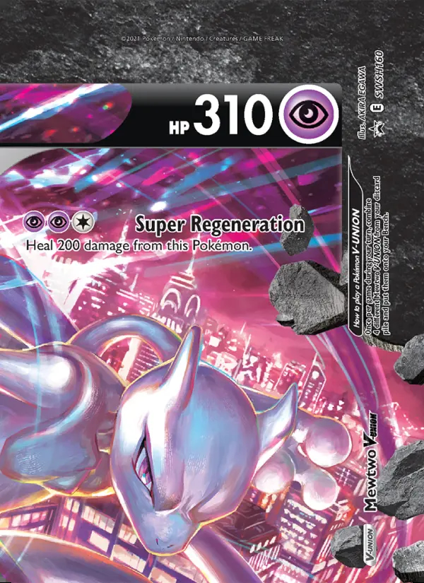 Image of the card Mewtwo V-UNION