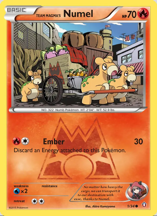 Image of the card Team Magma's Numel