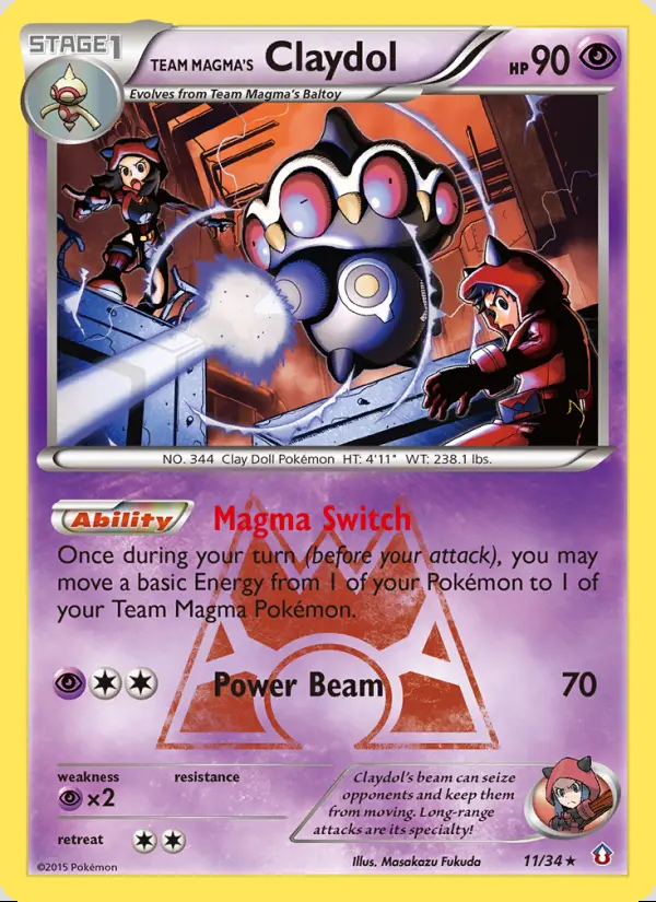 Image of the card Team Magma's Claydol