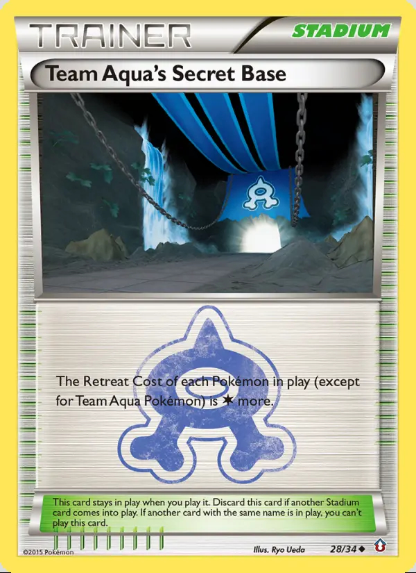 Image of the card Team Aqua's Secret Base