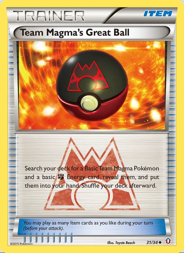 Image of the card Team Magma's Great Ball