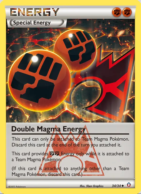 Image of the card Double Magma Energy