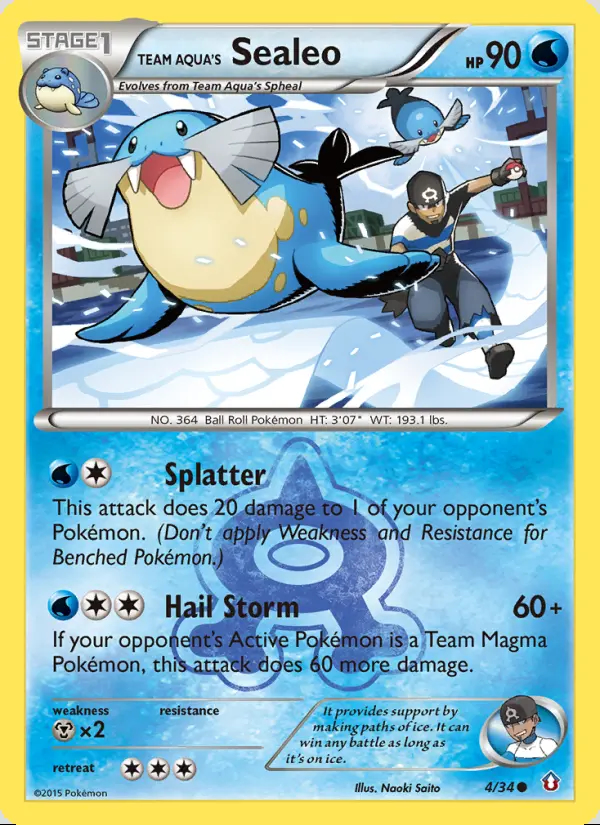 Image of the card Team Aqua's Sealeo