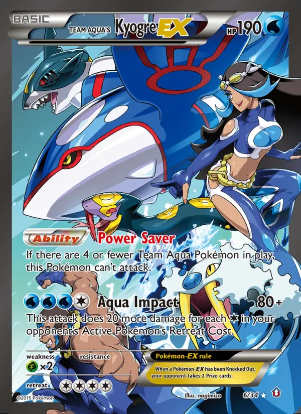 Image of the card Team Aqua's Kyogre EX