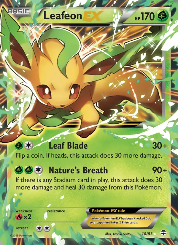 Image of the card Leafeon EX