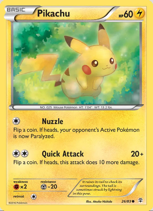 Image of the card Pikachu