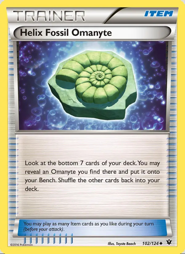 Image of the card Helix Fossil Omanyte