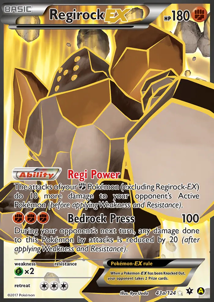 Image of the card Regirock EX