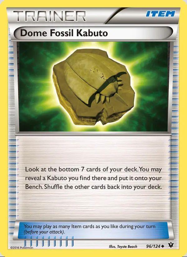 Image of the card Dome Fossil Kabuto