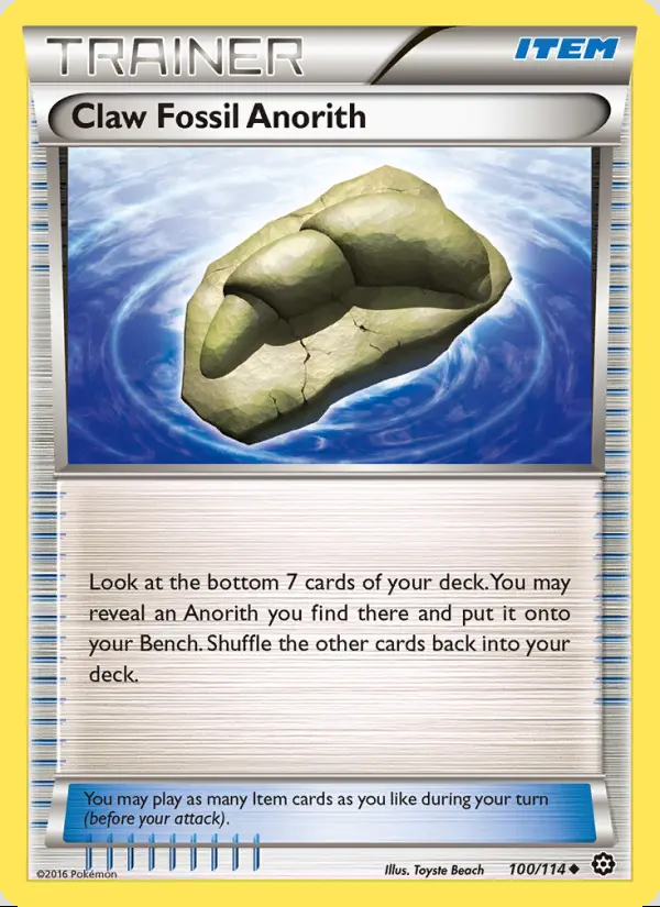 Image of the card Claw Fossil Anorith