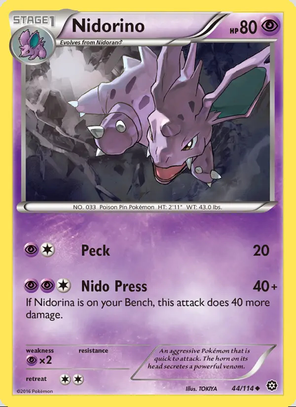 Image of the card Nidorino