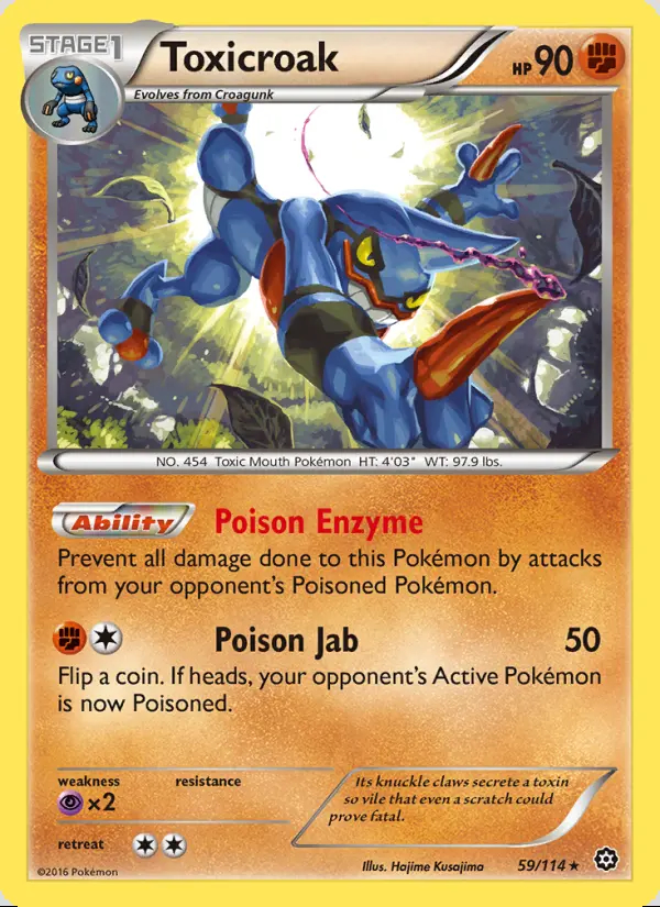 Image of the card Toxicroak