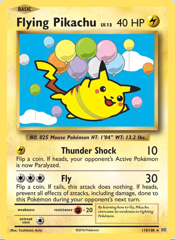 Image of the card Flying Pikachu