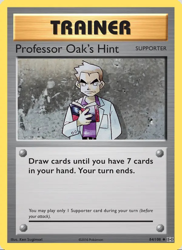 Image of the card Professor Oak's Hint