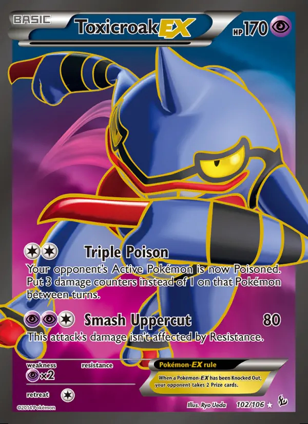 Image of the card Toxicroak EX