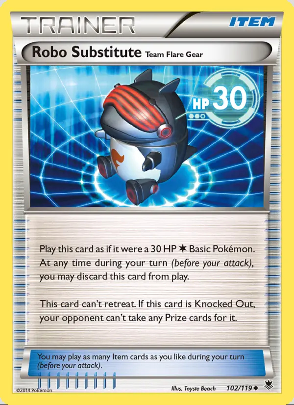 Image of the card Robo Substitute Team Flare Gear