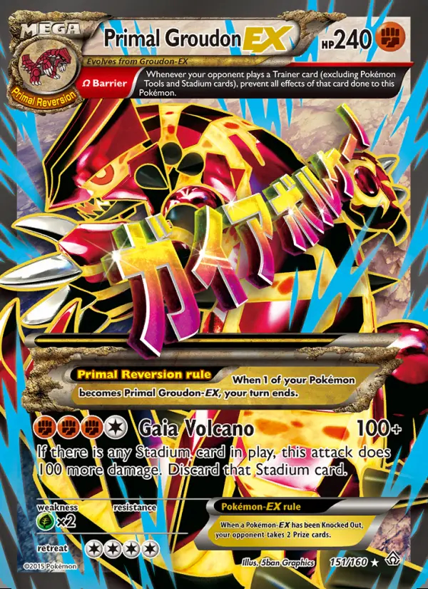 Image of the card Primal Groudon EX