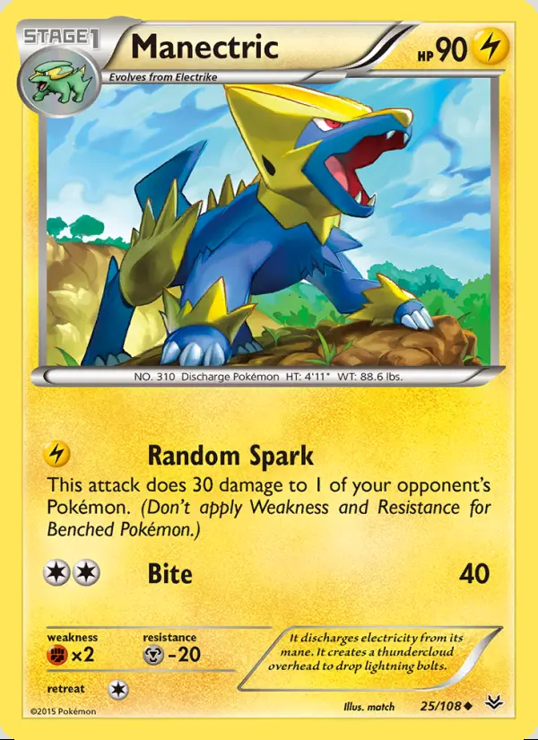 Image of the card Manectric