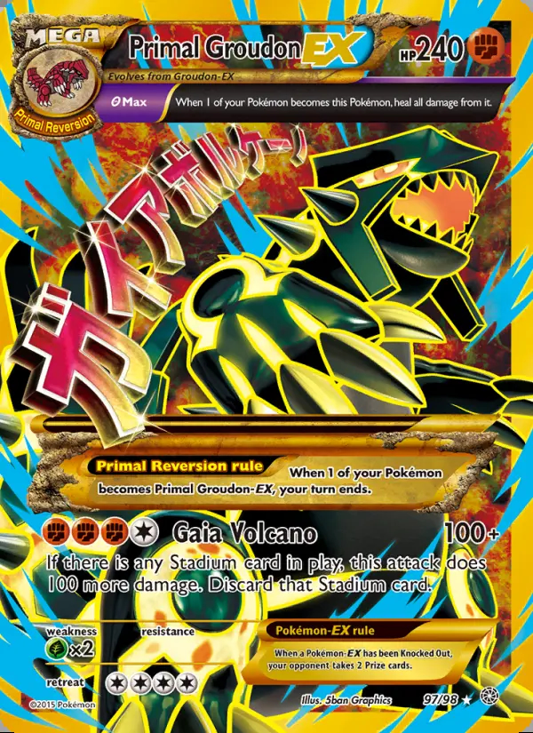 Image of the card Primal Groudon EX