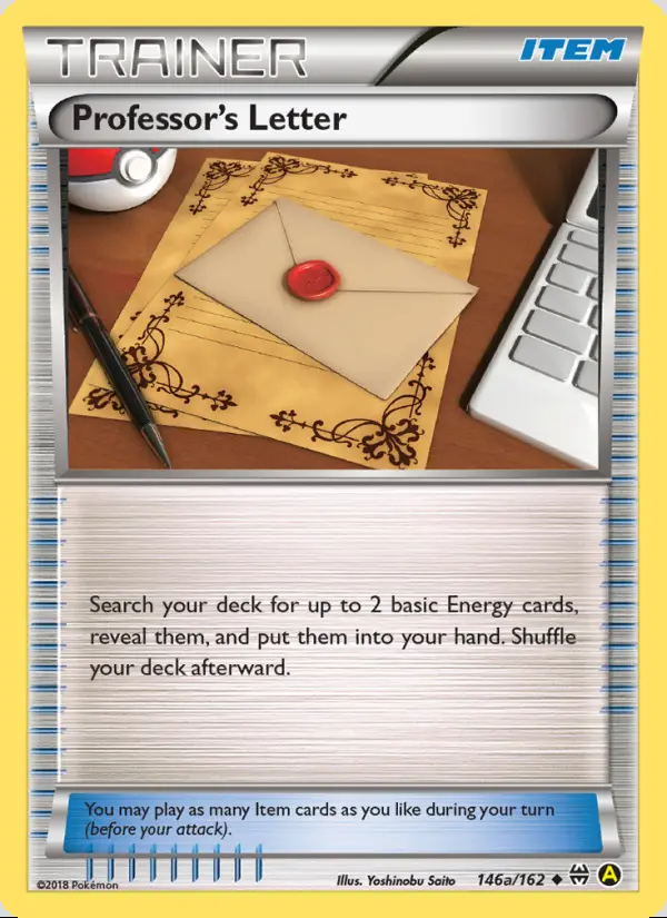 Image of the card Professor's Letter