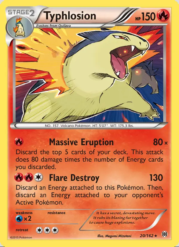 Image of the card Typhlosion