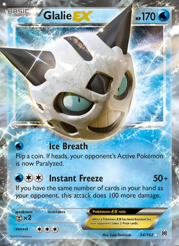 Image of the card Glalie EX